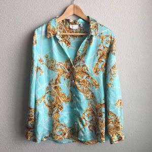 Chico's Tops - Chico's button down long sleeve shirt size small Chico's Tops - Chico's button down long sleeve shirt size small